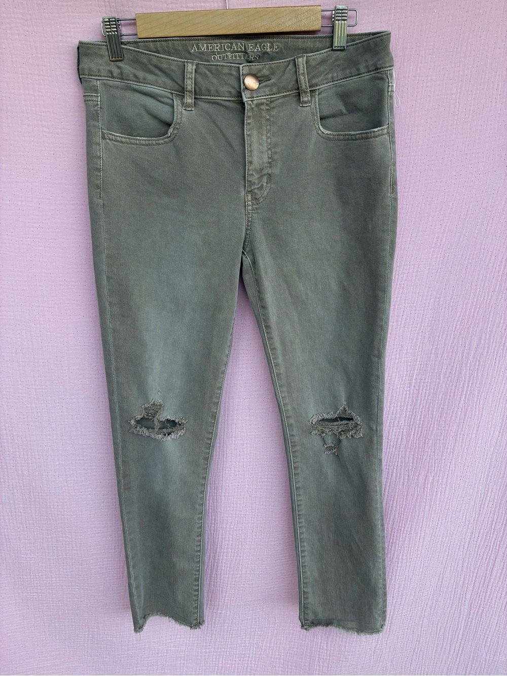American Eagle Super Super Stretch Jegging Crop Pants Size 10